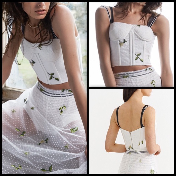 Asilio Tops - ASILIO 🍃 Love Comes Back Bustier Crop NWT